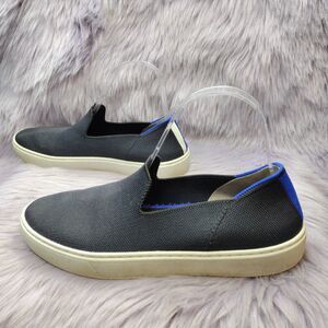 Rothys The Original Slip On Sneakers Knit Shoes Womens Size 8 Black